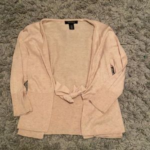 WHBM Tie Front Cardigan